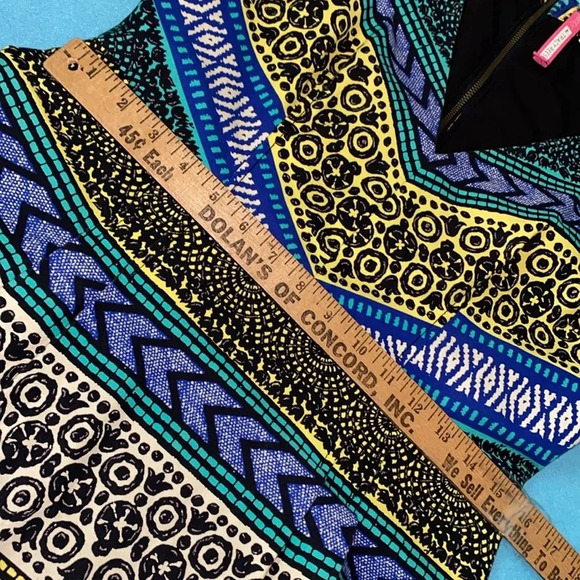 ANTHROPOLOGIE PLENTY BY TRACY REESE  pleated mini dress v neck fully lined SZ 12 - Picture 13 of 14